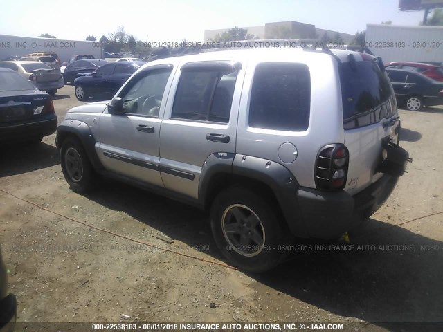 1J4GL38K36W213201 - 2006 JEEP LIBERTY RENEGADE SILVER photo 3