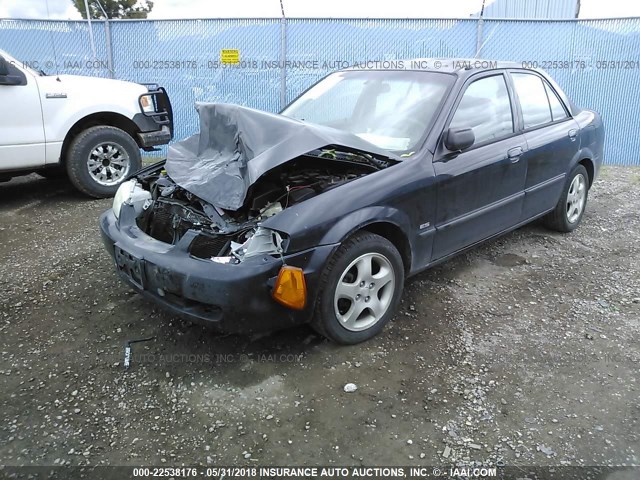 JM1BJ221XX0171937 - 1999 MAZDA PROTEGE ES 黑色 照片 2
