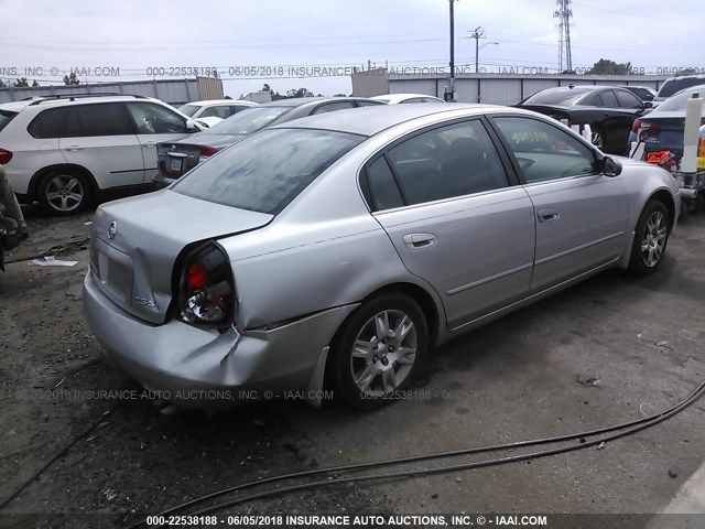 1N4AL11DX6C112644 - 2006 NISSAN ALTIMA S/SL SILVER photo 4