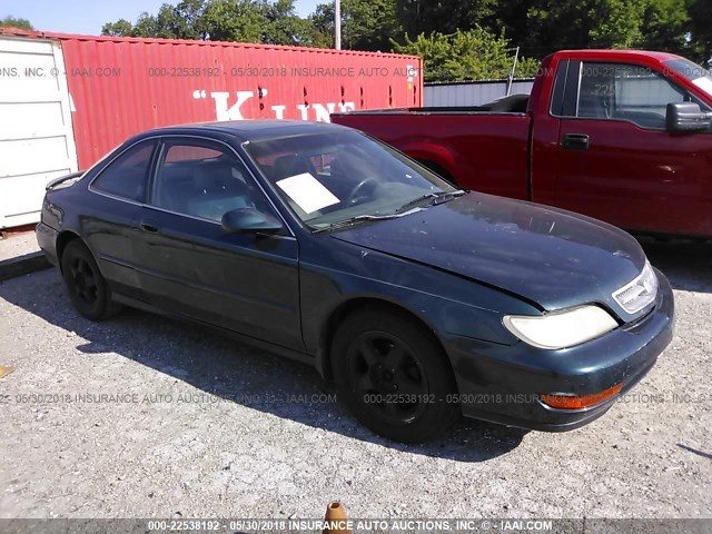 19UYA2258VL005829 - 1997 ACURA 3.0CL GREEN photo 1