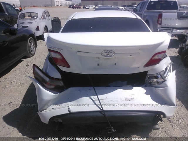 4T1BK46K57U558489 - 2007 TOYOTA CAMRY NEW GENERAT LE/XLE/SE WHITE photo 6