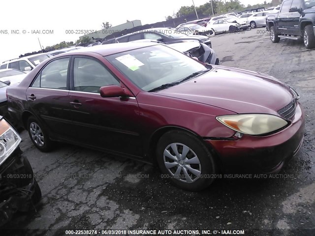 4T1BE32KX4U303954 - 2004 TOYOTA CAMRY LE/XLE/SE 栗色 照片 1
