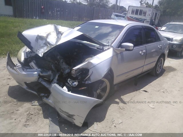 1HGCM55304A107875 - 2004 HONDA ACCORD LX SILVER photo 2