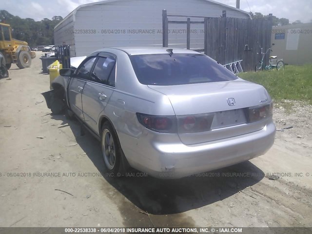 1HGCM55304A107875 - 2004 HONDA ACCORD LX SILVER photo 3