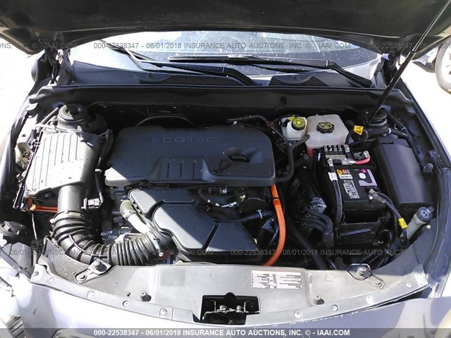 1G11D5SR6DF195096 - 2013 CHEVROLET MALIBU 1LT 灰色 照片 10