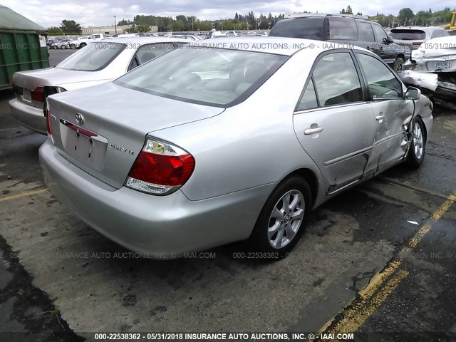 4T1BE32K76U119915 - 2006 TOYOTA CAMRY LE/XLE/SE ვერცხლისფერი ფოტო 4