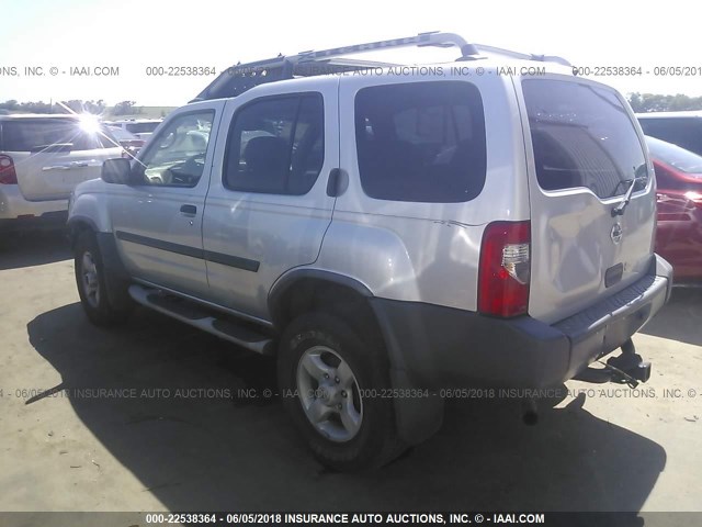 5N1ED28Y24C664638 - 2004 NISSAN XTERRA XE/SE SILVER photo 3