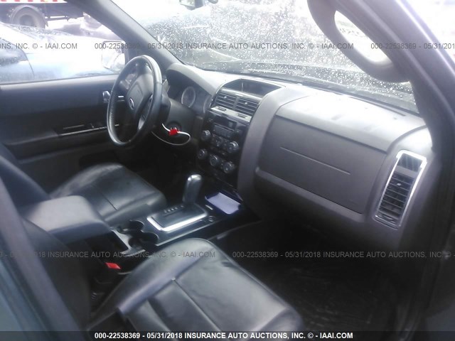 1FMCU04G69KA59737 - 2009 FORD ESCAPE LIMITED GRAY photo 5