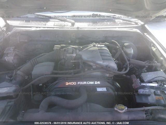 5TEGN92N03Z185393 - 2003 TOYOTA TACOMA DOUBLE CAB PRERUNNER BLACK photo 10