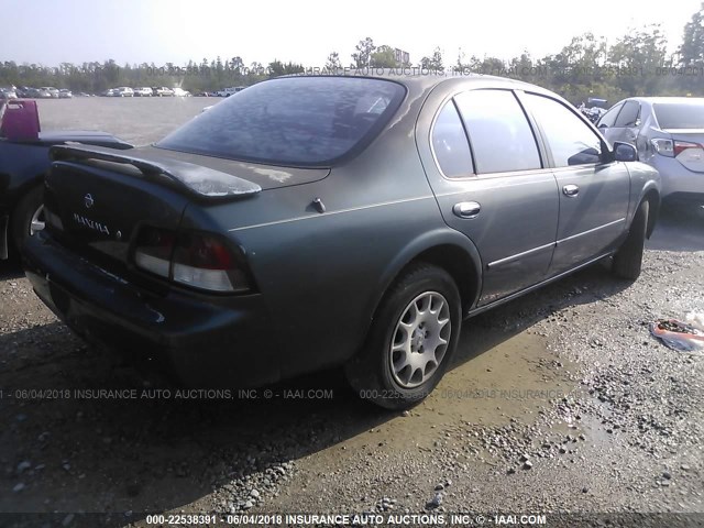 JN1CA21D0XT208284 - 1999 NISSAN MAXIMA GLE/GXE/SE GREEN photo 4