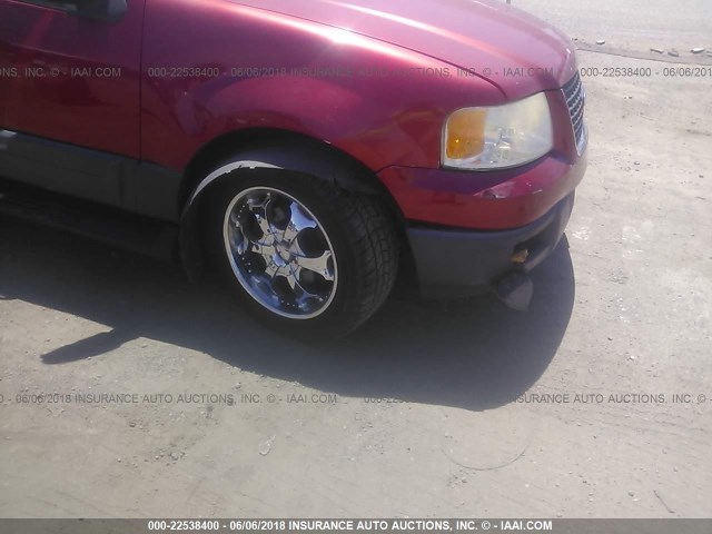 1FMRU15W03LB74955 - 2003 FORD EXPEDITION XLT RED photo 6