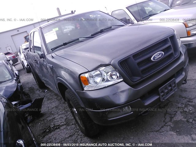 1FTPX14554FA04795 - 2004 FORD F150 GRAY photo 1