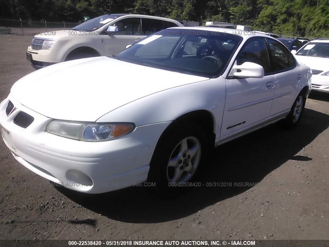 1G2WK52J22F150039 - 2002 PONTIAC GRAND PRIX SE WHITE photo 2