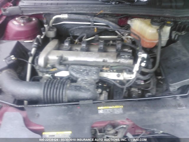 1G1ZS58F97F188797 - 2007 CHEVROLET MALIBU LS MAROON photo 10