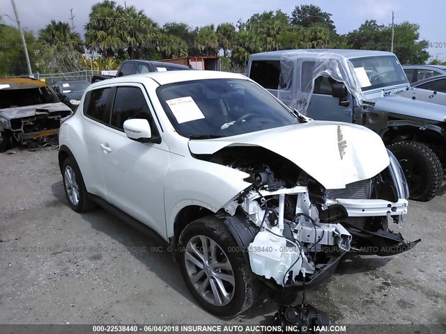 JN8AF5MR5GT605394 - 2016 NISSAN JUKE S/SV/SL/NISMO WHITE photo 1