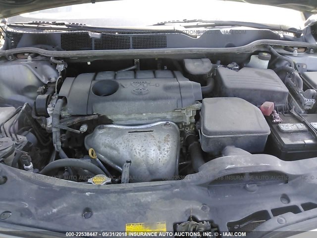 4T3BA3BB6FU069608 - 2015 TOYOTA VENZA LE/XLE GRAY photo 10