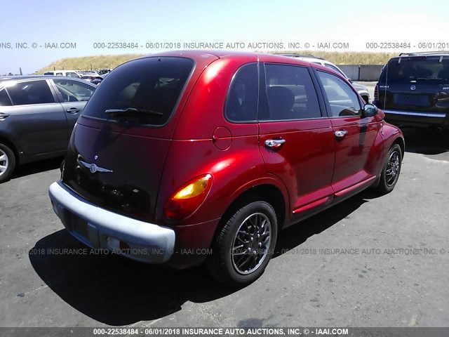 3C4FY48B53T629311 - 2003 CHRYSLER PT CRUISER CLASSIC RED photo 4