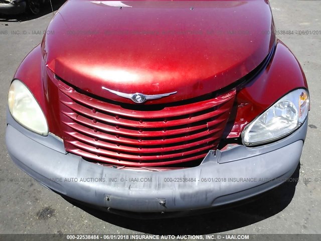 3C4FY48B53T629311 - 2003 CHRYSLER PT CRUISER CLASSIC 红色 照片 6