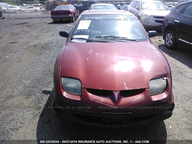 1G2JB124817178322 - 2001 PONTIAC SUNFIRE SE RED photo 6