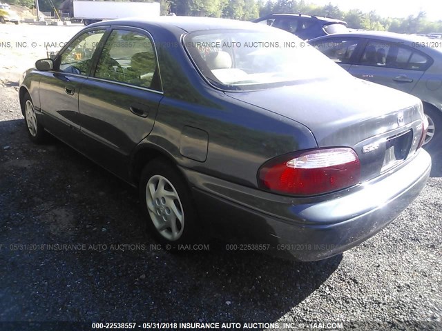 1YVGF22D625276384 - 2002 MAZDA 626 ES/LX GREEN photo 3