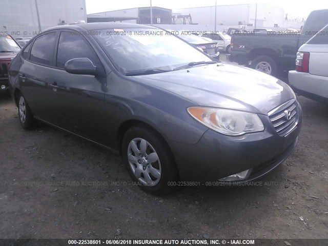 KMHDU46D38U521074 - 2008 HYUNDAI ELANTRA GLS/SE/LIMITED GRAY photo 1