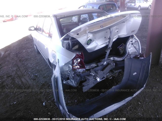 KMHDN46D45U120545 - 2005 HYUNDAI ELANTRA GLS/GT SILVER photo 6