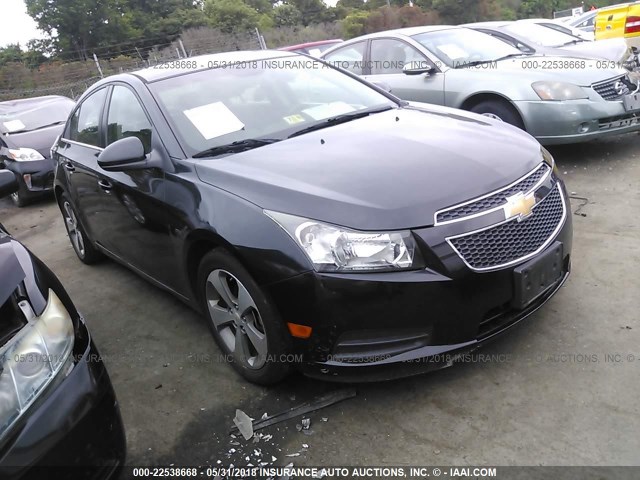 1G1PG5S91B7138877 - 2011 CHEVROLET CRUZE LT BLACK photo 1