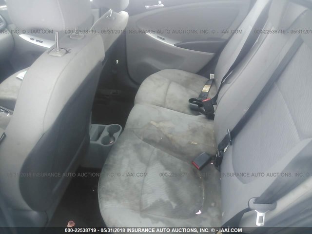 KMHCU4AE3DU584147 - 2013 HYUNDAI ACCENT GLS/SE BLACK photo 8