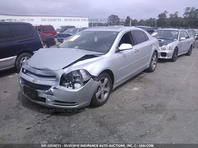 1G1ZC5E06CF154243 - 2012 CHEVROLET MALIBU 1LT 银色 照片 2