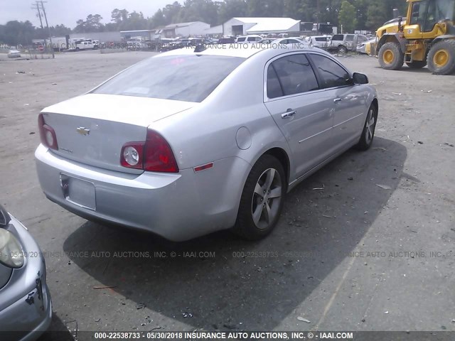 1G1ZC5E06CF154243 - 2012 CHEVROLET MALIBU 1LT 银色 照片 4