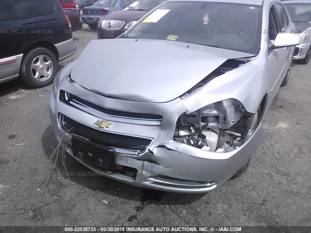 1G1ZC5E06CF154243 - 2012 CHEVROLET MALIBU 1LT 银色 照片 6