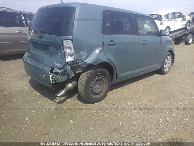JTLKE50E281049813 - 2008 TOYOTA SCION XB ტალღისფერი ფოტო 4