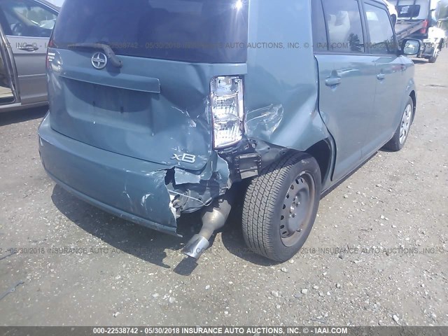 JTLKE50E281049813 - 2008 TOYOTA SCION XB ტალღისფერი ფოტო 6