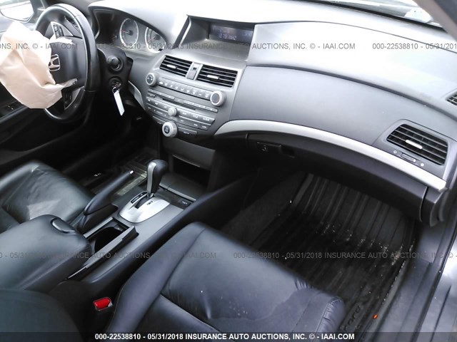 1HGCP2F63BA028325 - 2011 HONDA ACCORD SE GRAY photo 5