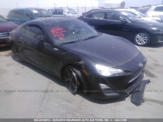 JF1ZNAA13D1708156 - 2013 TOYOTA SCION FR-S BLACK photo 1