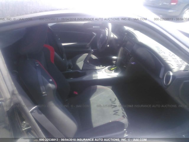 JF1ZNAA13D1708156 - 2013 TOYOTA SCION FR-S BLACK photo 5