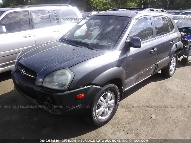 KM8JN72D58U817902 - 2008 HYUNDAI TUCSON SE/LIMITED GRAY photo 2