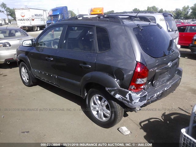 KM8JN72D58U817902 - 2008 HYUNDAI TUCSON SE/LIMITED GRAY photo 3