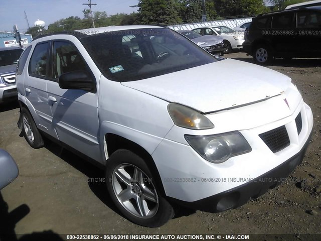 3G7DA03E93S572234 - 2003 PONTIAC AZTEK WHITE photo 1