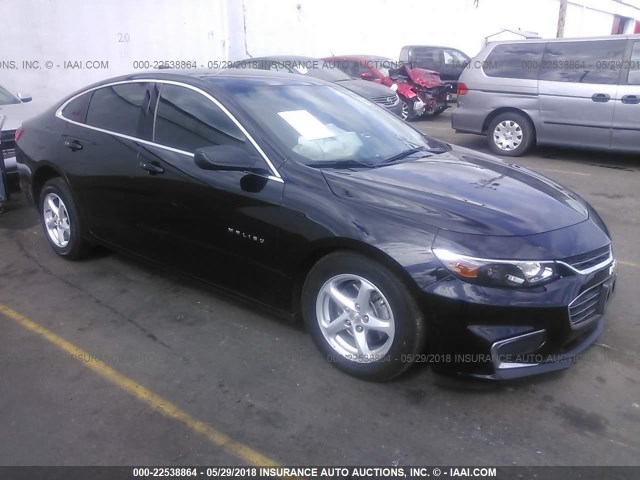 1G1ZB5ST0HF164484 - 2017 CHEVROLET MALIBU LS შავი ფოტო 1
