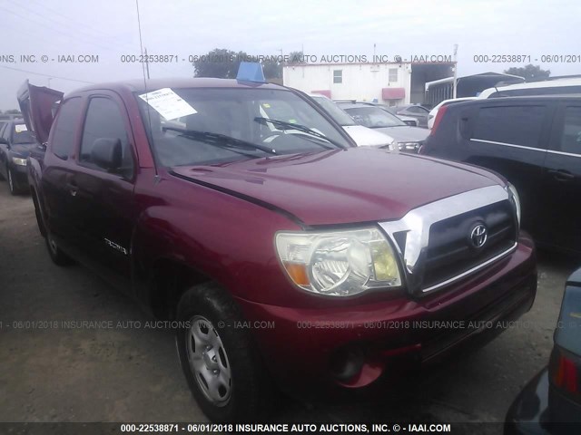 5TETX22NX6Z264252 - 2006 TOYOTA TACOMA ACCESS CAB Rot Foto 1