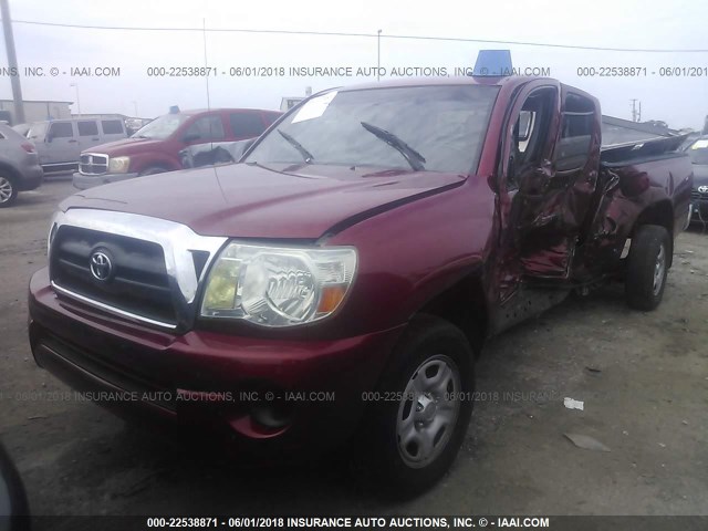 5TETX22NX6Z264252 - 2006 TOYOTA TACOMA ACCESS CAB Rot Foto 2