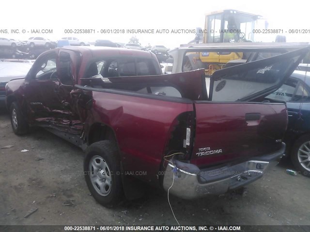 5TETX22NX6Z264252 - 2006 TOYOTA TACOMA ACCESS CAB Rot Foto 3