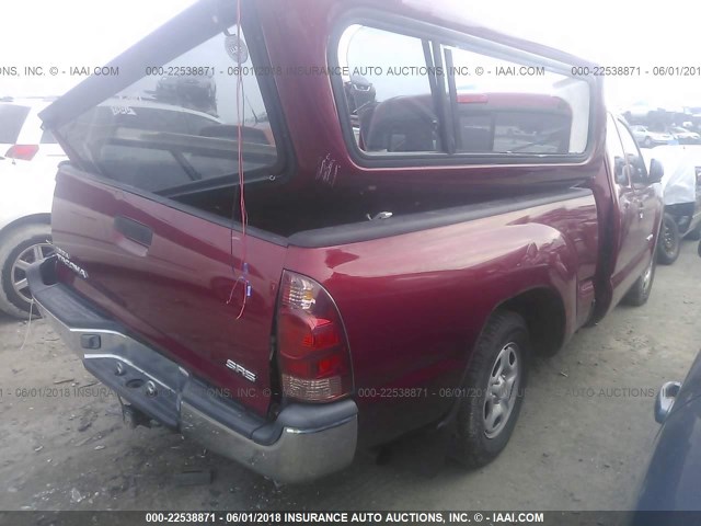 5TETX22NX6Z264252 - 2006 TOYOTA TACOMA ACCESS CAB Rot Foto 4