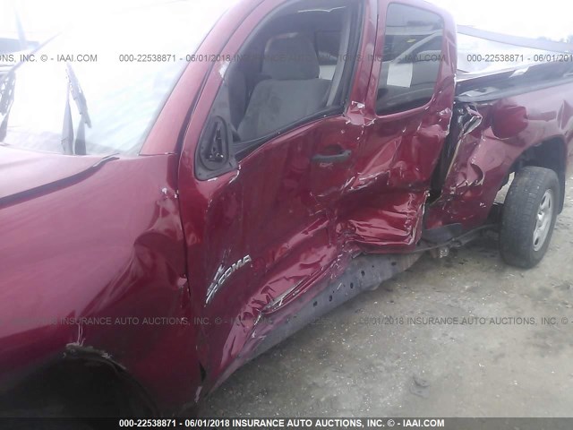 5TETX22NX6Z264252 - 2006 TOYOTA TACOMA ACCESS CAB Rot Foto 6