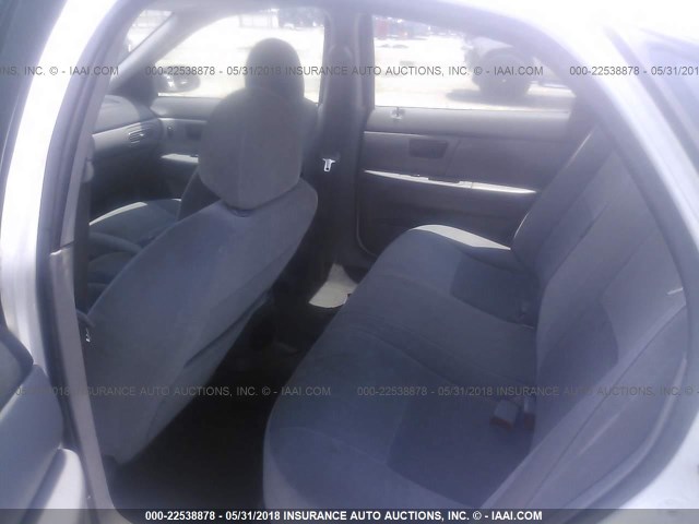 1FAFP53U57A168860 - 2007 FORD TAURUS SE WHITE photo 8