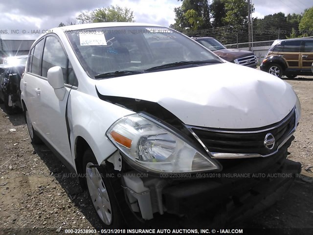 3N1BC1CP3AL464342 - 2010 NISSAN VERSA S/SL WHITE photo 6