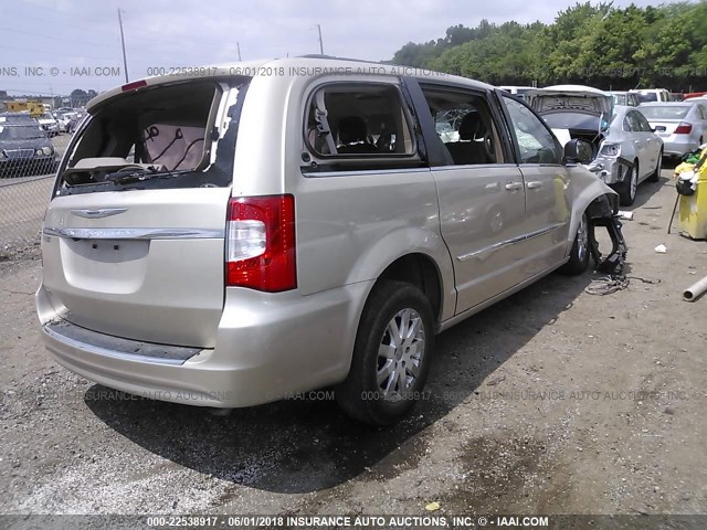 2C4RC1BG2GR156166 - 2016 CHRYSLER TOWN & COUNTRY TOURING BEIGE photo 4