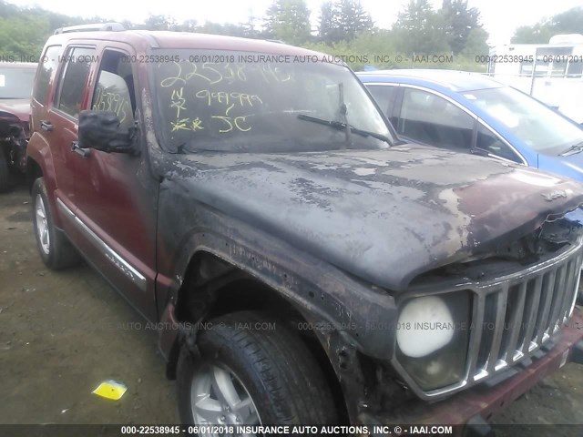 1J4PN5GK4AW171315 - 2010 JEEP LIBERTY LIMITED RED photo 6