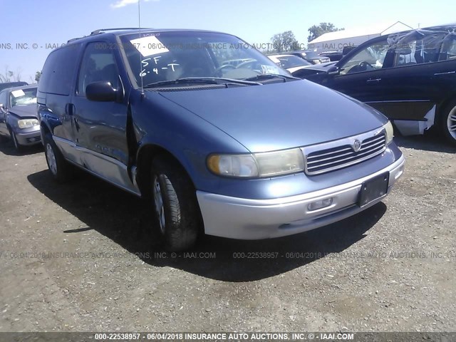 4M2ZV1119WDJ22227 - 1998 MERCURY VILLAGER BLUE photo 1